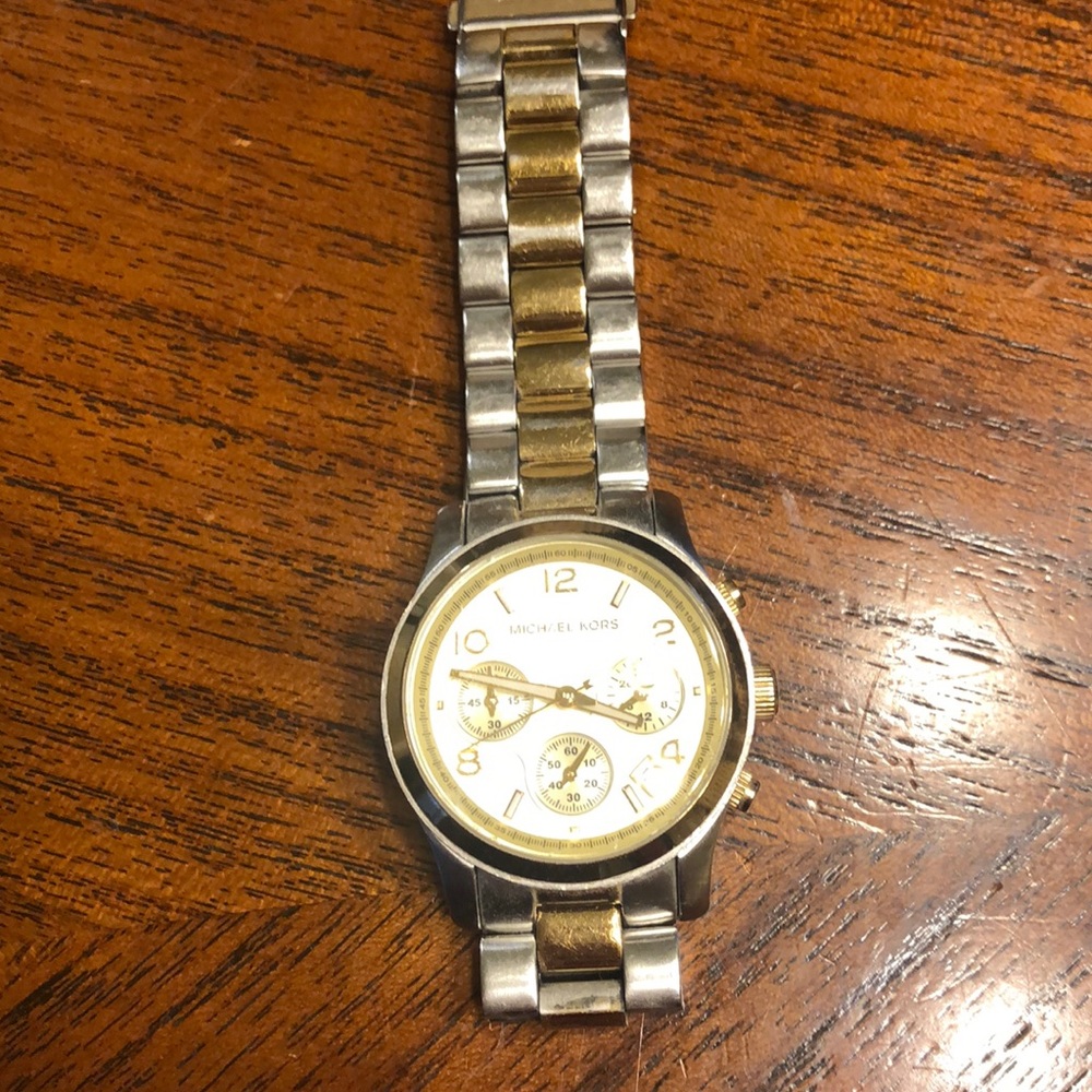 Michael Kors two-toned watch